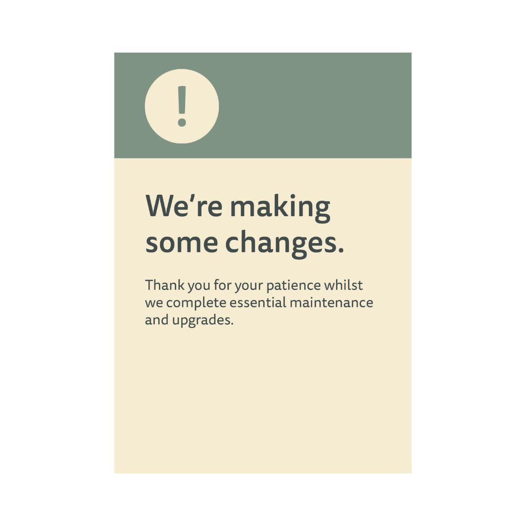 We're Making Some Changes - Indoor - A3 - LF