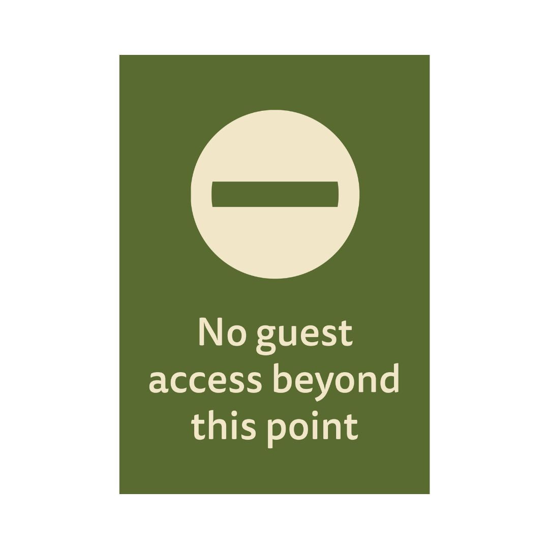 No Guest Access - Outdoor - A2 - EF