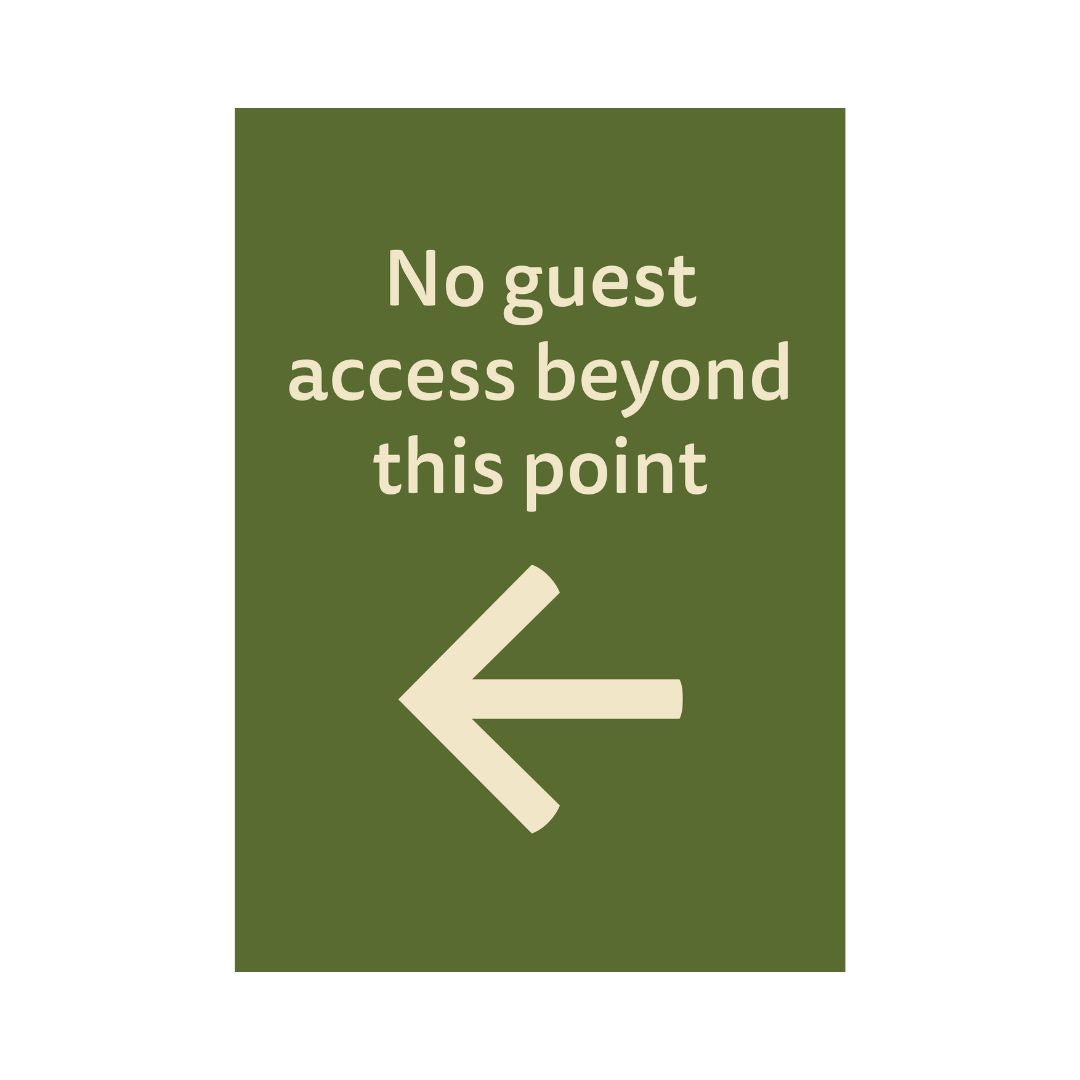 No Guest Access - LFA - Outdoor - A2 - EF