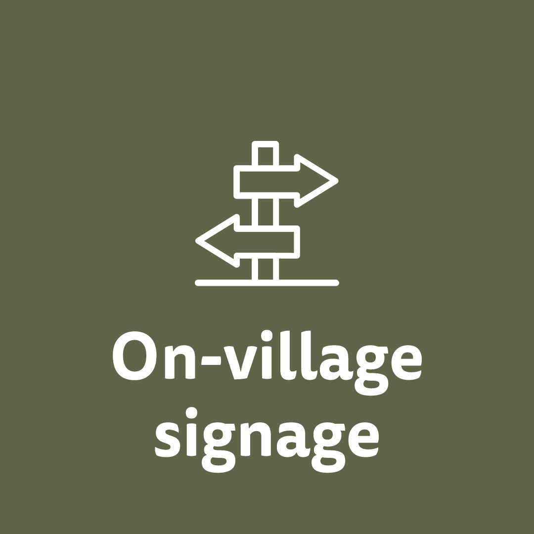 On Village Signage