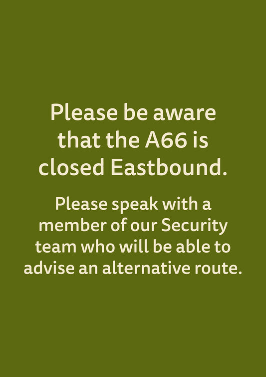 A66 Road Closures - Eastbound - Outdoor - A1 - WF