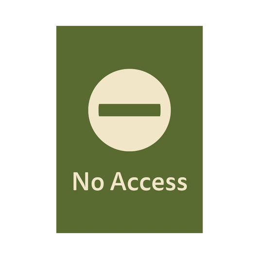 No Access - Outdoor