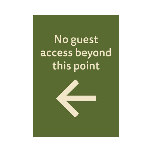 No Guest Access - LFA - Outdoor