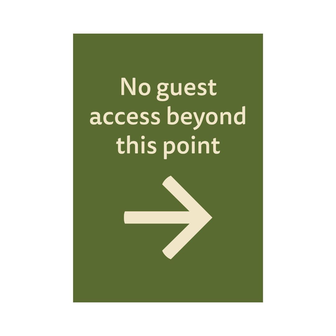 No Guest Access - RFA - Outdoor - A2 - EF