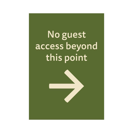 No Guest Access - RFA - Outdoor