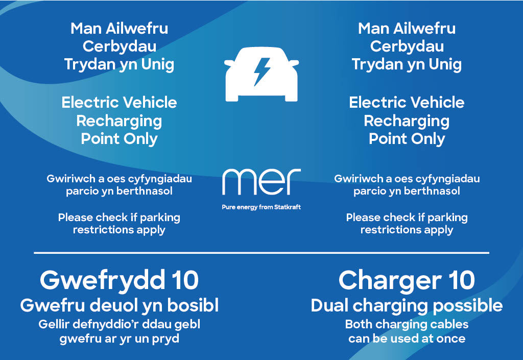 KP Dual Charger  – Charger 10 (Welsh)