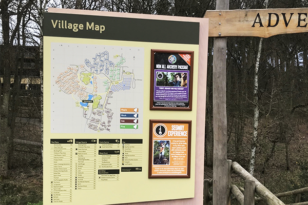 Wayfinding Signage for Center Parcs by Visual Group